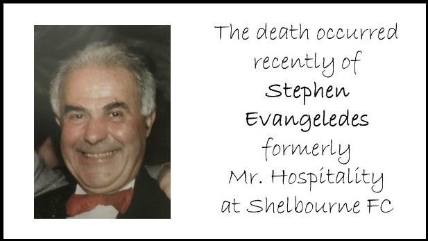 The Death has recently occurred of Stephen Evangeledes