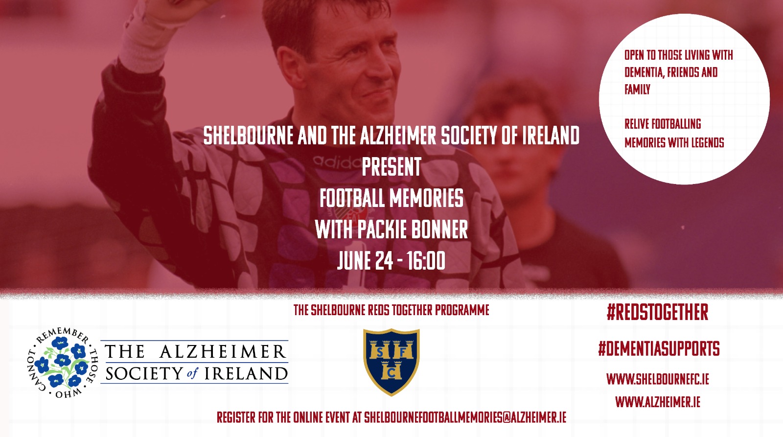 Shels team up with The Alzheimer Society of Ireland for Football Memories events