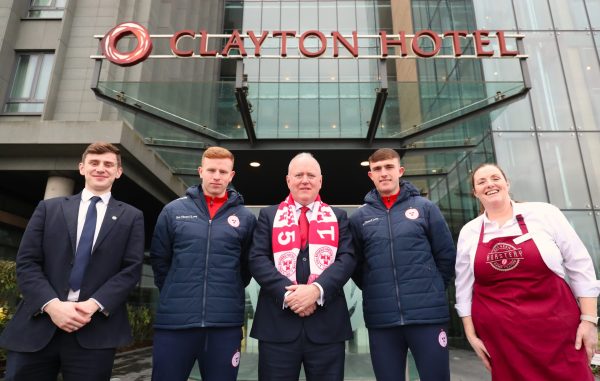 Shelbourne FC extend partnership with Clayton Hotel Dublin Airport